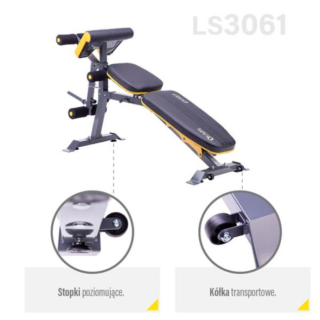 LS3061 Скамья со штангой HMS PREMIUM
