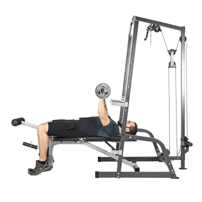 Многофункциональный атлас со скамейкой для тренировок inSPORTline Power Rack PW60