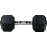 Гантель UnderFit UF45 прорезиненная 1 х 10 кг.