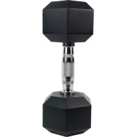 Гантель UnderFit UF45 прорезиненная 1 х 10 кг.