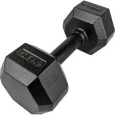 Гантель Kawmet Hexagonal чугун 12,5 кг