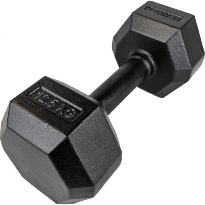 Гантель Kawmet Hexagonal чугун 12,5 кг