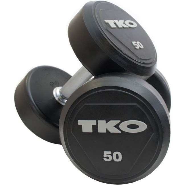 Гантель TKO K828RR-32 прорезиненная 1 х 32 кг