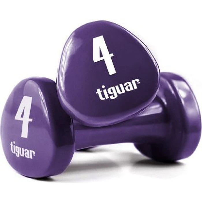 Гантелі Tiguar TI-HW0040 вініл 2 х 4 кг