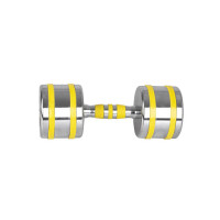 Гантель хромированный inSPORTline Yellsteel 12 кг