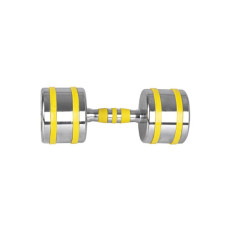 Гантель хромированный inSPORTline Yellsteel 12 кг