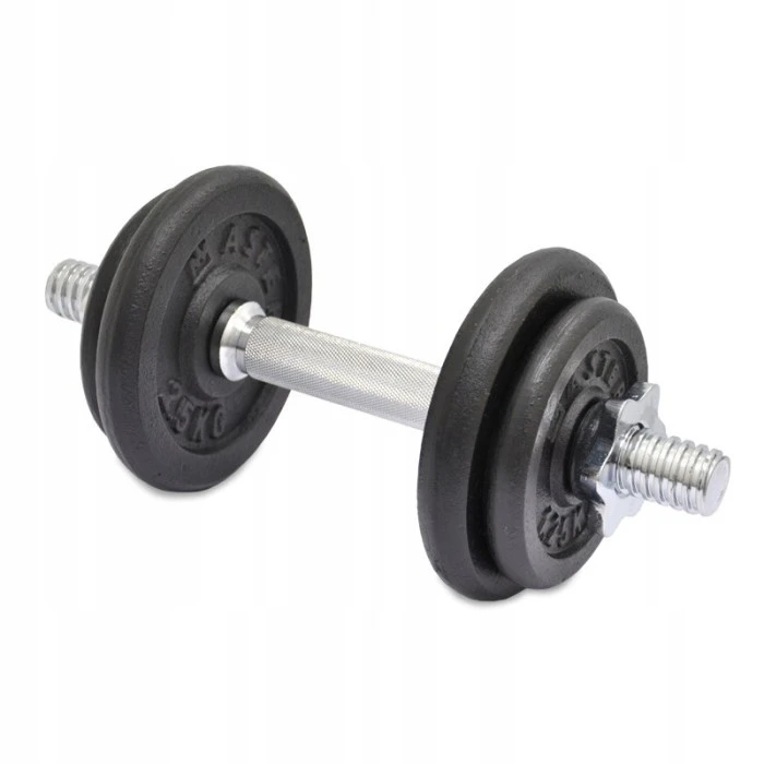 Регулируемая чугунная гантель MASTER 10 кг