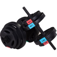 Гантели битумные HMS 2 x 15 кг.