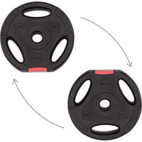 Гантели битумные HMS 2 x 15 кг.