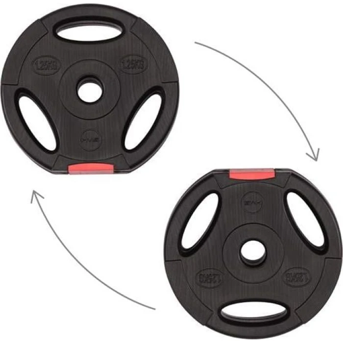 Гантели битумные HMS 2 x 15 кг.