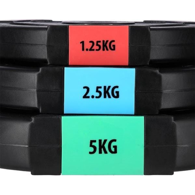 Гантели битумные HMS 2 x 15 кг.