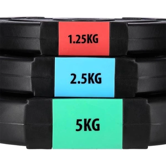 Гантели битумные HMS 2 x 15 кг.