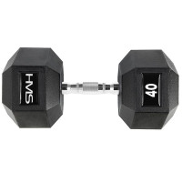 Гантель шестигранна HMS HEX PRO 40 кг