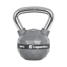 Гиря с резиновым покрытием inSPORTline Kettlebell PU 20 кг