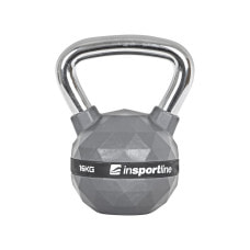 Гиря с резиновым покрытием inSPORTline Kettlebell PU 16 кг