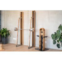 Тренувальна стійка NOHRD SquatRack Classic Walnut