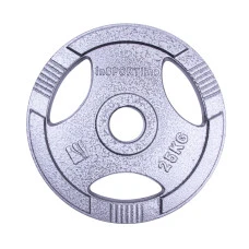 Диск олимпийский стальной inSPORTline Hamerton 25 кг 50 мм