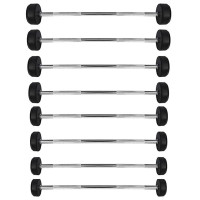 Штанга с резиновым покрытием 20 кг. HMS GSG-20