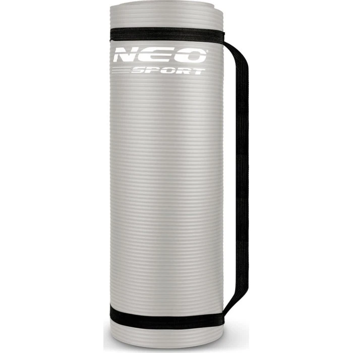 Фітнес-килимок Neo-Sport NS-922 183 x 60 x 1 см - сірий
