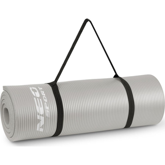 Фитнес-коврик Neo-Sport NS-922 183 x 60 x 1 см - серый