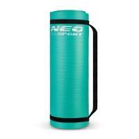 Килимок для тренувань потовщений 183 x 60 см Neo-Sport - 192301 бірюза