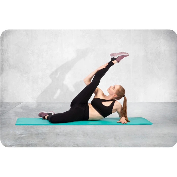 Килимок для тренувань потовщений 183 x 60 см Neo-Sport - 192301 бірюза