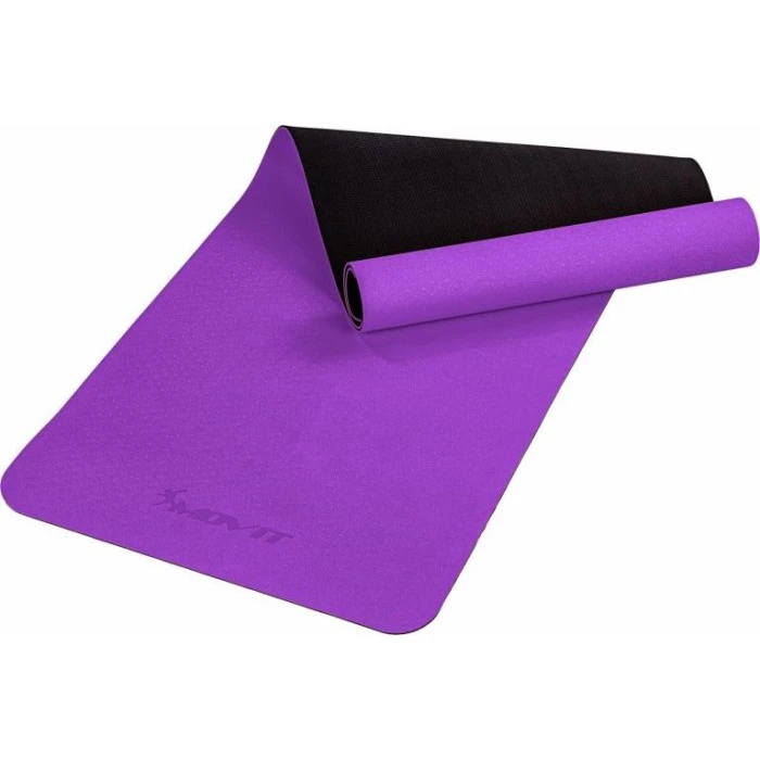 Тренажерный коврик Movit Yoga, 190 х 60 см, фиолетовый