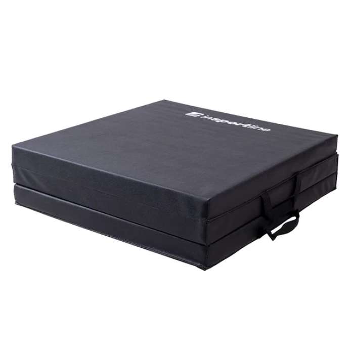 Мат гімнастичний inSPORTline Trifold, 195 x 90 x 5 см, чорний