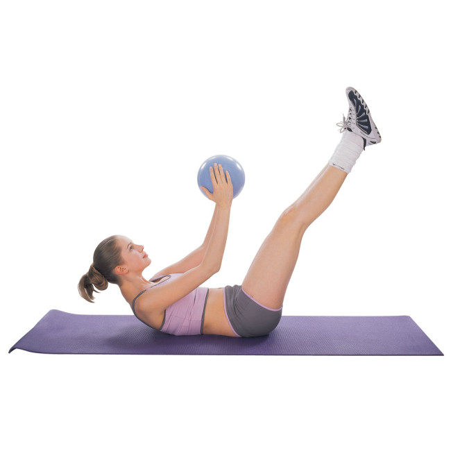 Гимнастический мяч для аэробики Aerobic Ball 25 cm голубой
