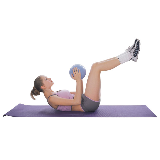 Гимнастический мяч для аэробики Aerobic Ball 25 cm голубой