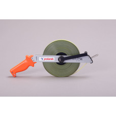 Стальная рулетка 100 м, с ручкой Polanik SMTO-100
