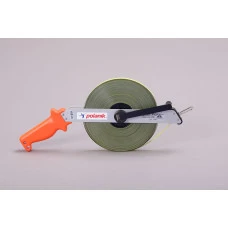Сталева рулетка 100 м, з ручкою Polanik SMTO-100