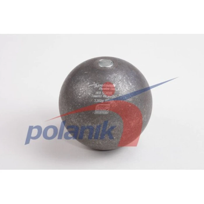 Мяч Polanik Premium Line OLD SCHOOL Tomasz Majewski, сталь 7,26 кг, диам. 130 мм IAAF I-17-0845