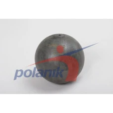 М'яч тренувальний Polanik Premium Line OLD SCHOOL Tomasz Majewski, сталь 5 кг, діам. 130 мм