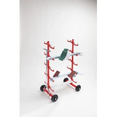 Стеллаж для стартовых блоков на колесах Polanik BR15-10-W