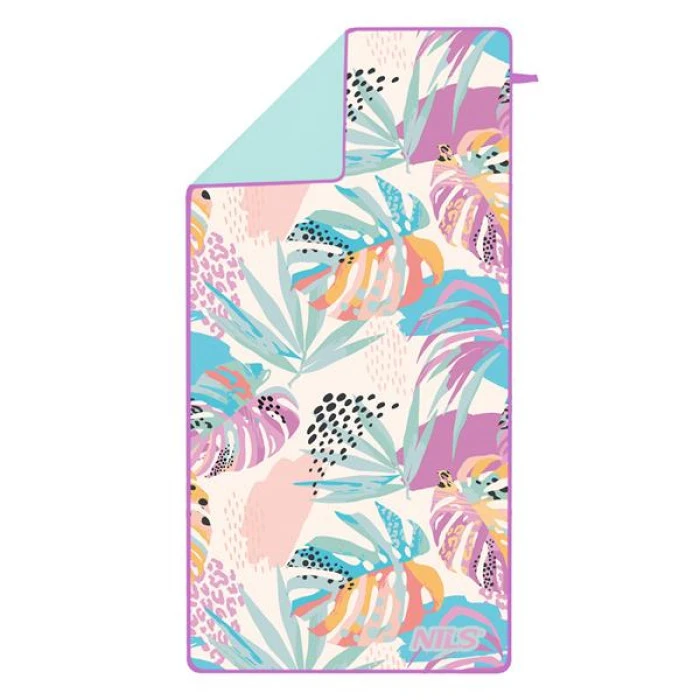 Полотенце из микрофибры 160х80 см NILS NCR14 FLORA