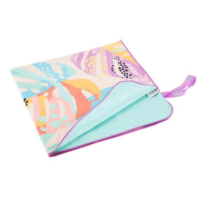 Полотенце из микрофибры 160х80 см NILS NCR14 FLORA