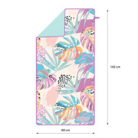 Рушник з мікрофібри 160х80 см NILS NCR14 FLORA