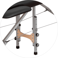 Массажный стол Premium Ultra Alu черный