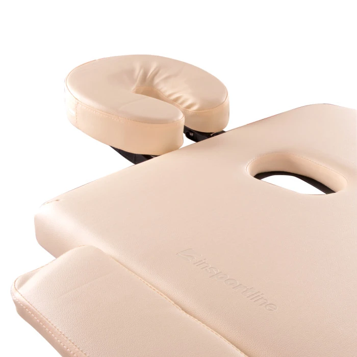 Массажный стол inSPORTline Japane 3-Piece Wooden – кремово-желтый