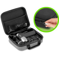 Массажный многофункциональный пистолет 8 накладок NS-500 Neo-Sport черный