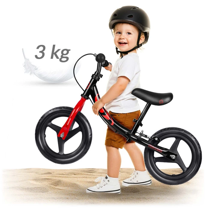 Биговел Ricokids Fun Adventure 12" черно-красный