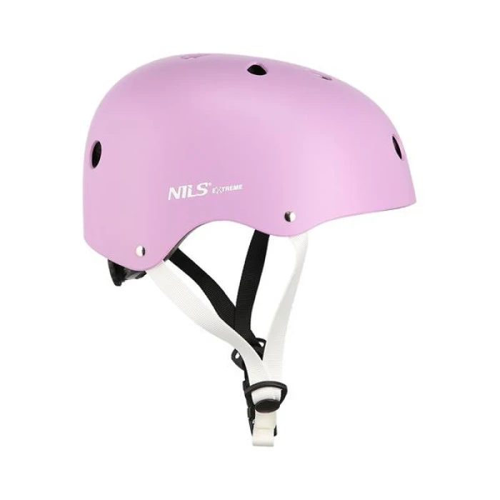 Детский шлем NILS EXTREME MTW001 размер XS 48-52 см, розовый