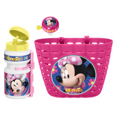 Велосипедный комплект-корзина,бутылка,звонок Myszka Minnie inSPORTline