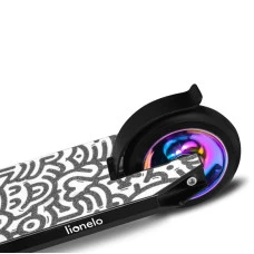 Детский самокат Lionelo WHIZZ NEO BLACK CARBON MULTICOCLOR