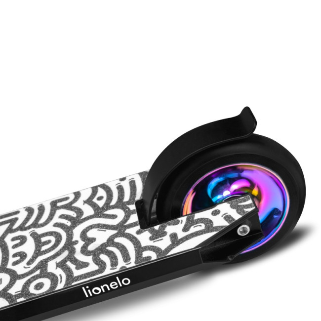 Детский самокат Lionelo WHIZZ NEO BLACK CARBON MULTICOCLOR