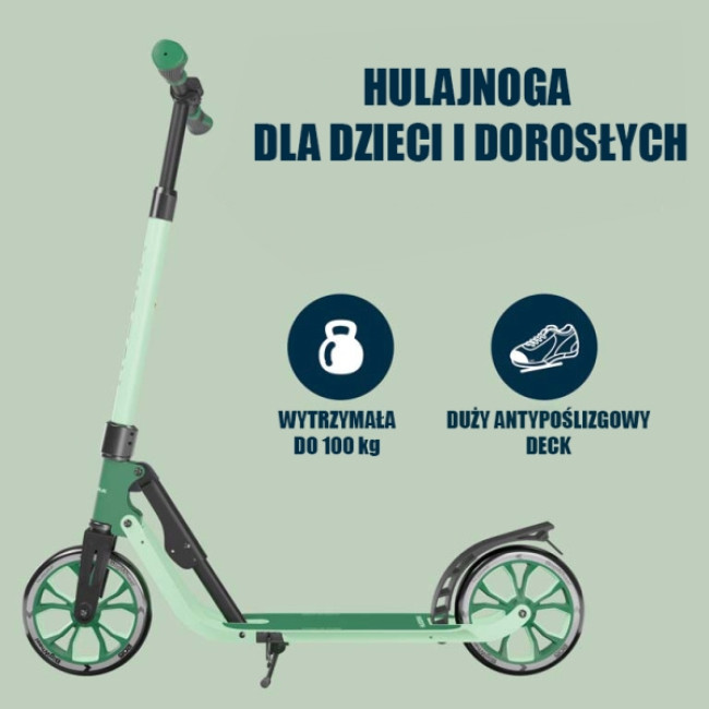 Самокат HUDORA BIGWHEEL Advanced 205 (14151) зелений