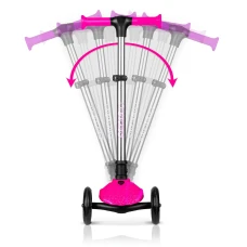 Самокат детский трехколесный Ricokids Jelly розовый