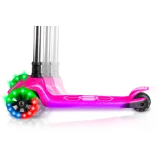 Самокат детский трехколесный Ricokids Jelly розовый