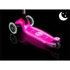 Самокат детский трехколесный Ricokids Jelly розовый